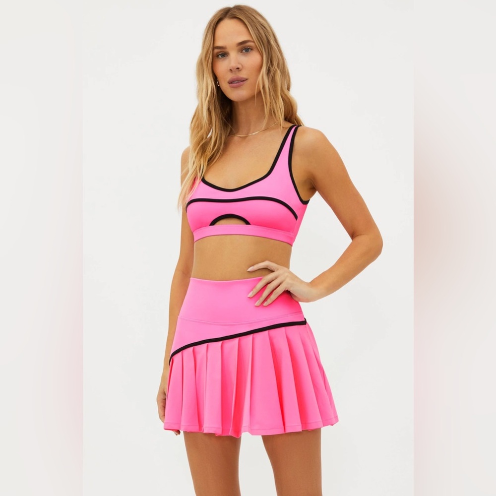 Beach Riot Moxie Top in Radiant Orchid